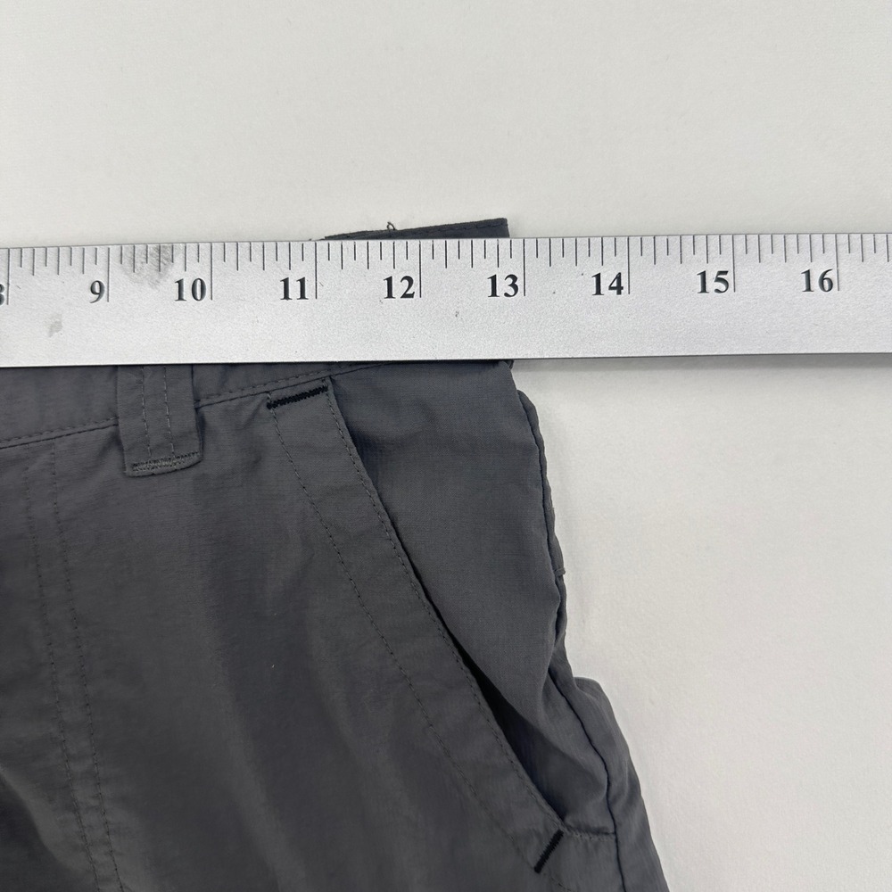 Columbia Kids Silver Ridge Cargo Shorts Grey Nylon Hiking Sun Protection 10/12 - Picture 5 of 10